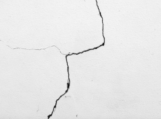 Crack on Rendered Wall
